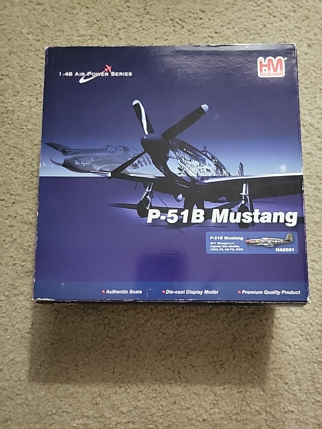 Hobbymaster 1/48 P-51B Mustang “Shangri-La” USAAF 1944