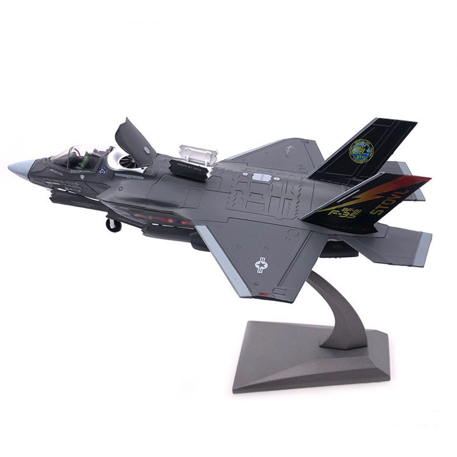 1:72 US Air Force F-35B Fighter Aircraft Diecast Alloy Simulation Plane Model r