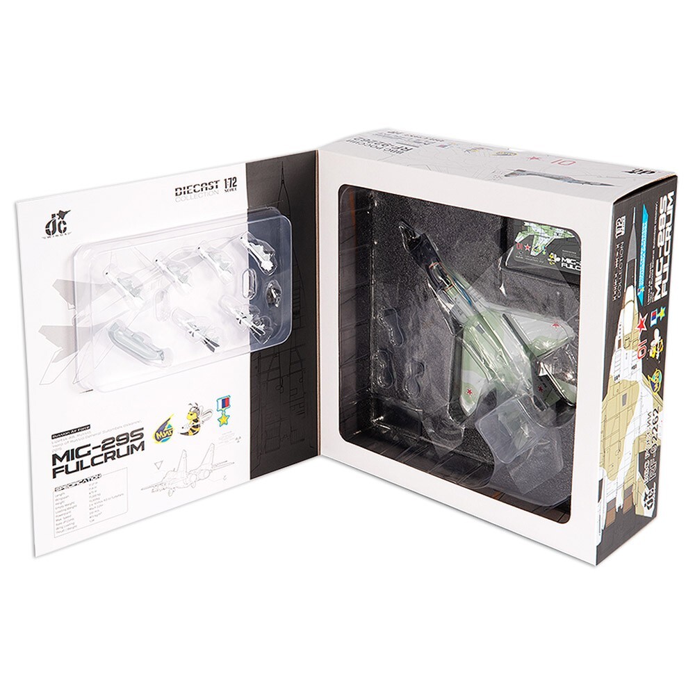 Mikoyan MiG-29S Fulcrum Russian Air Force 1:72 Scale Model JCW-72-MG29-013