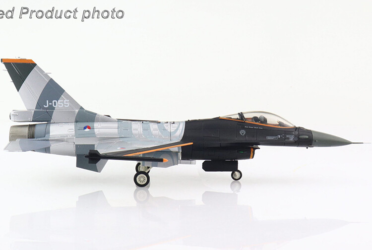 1:72 HM F-16AM Fighting Falcon J-055, RNLAF “RIAT 2007” Fighter Diecast Model