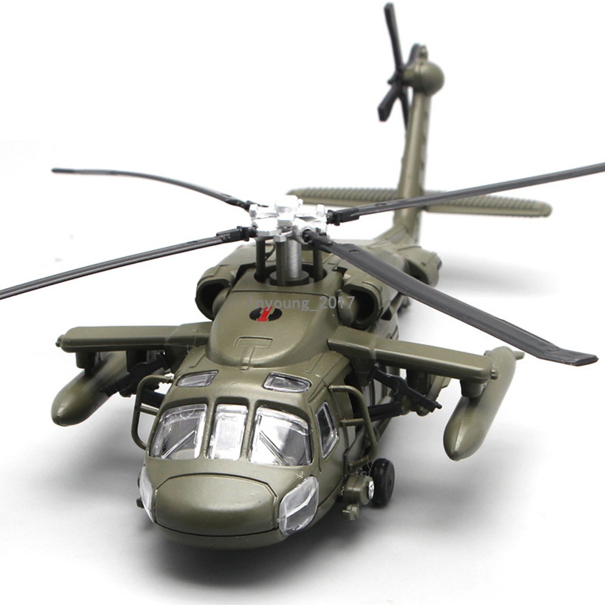 UH-60 Black Hawk Utility Helicopter Model Diecast Airplane Toys Light Sound