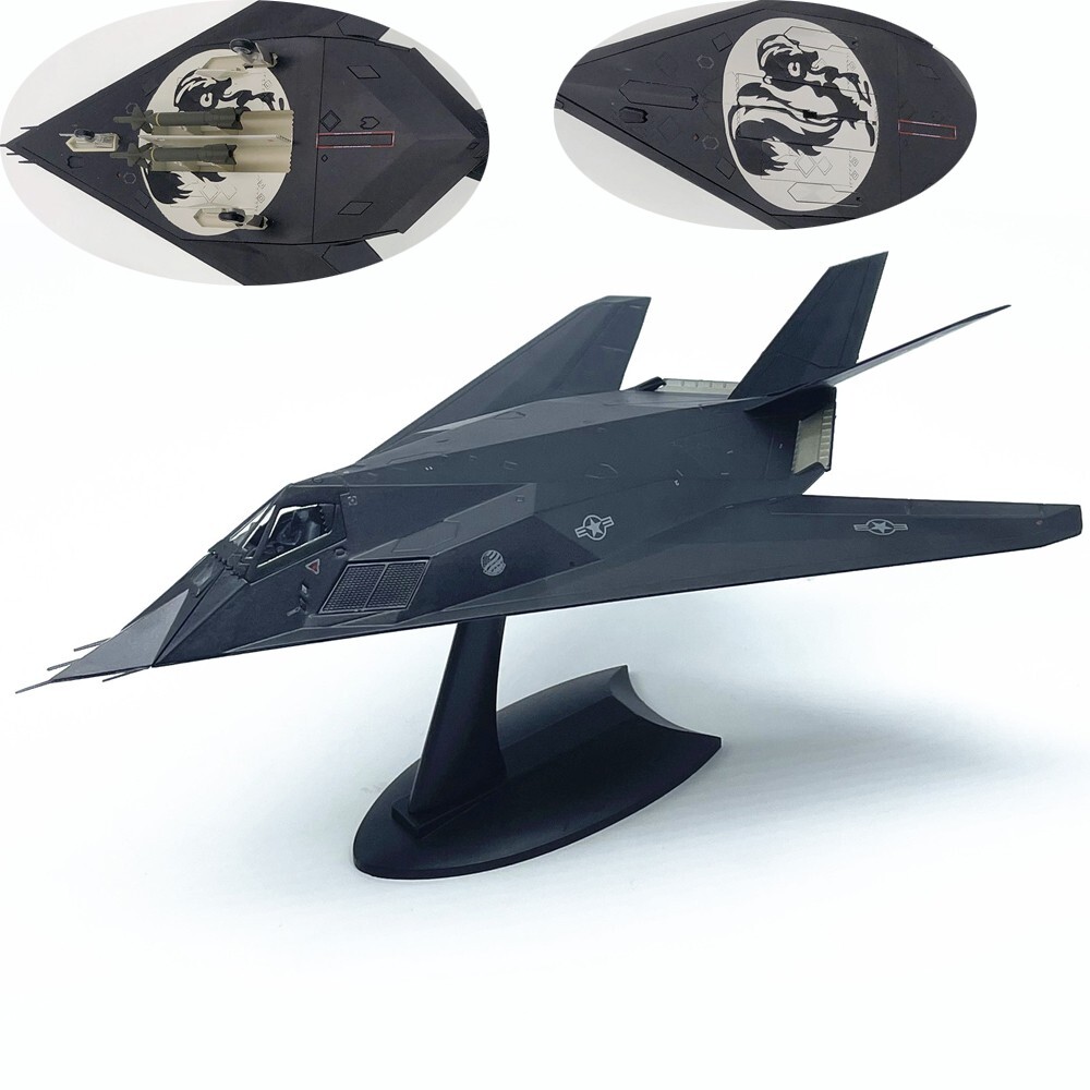 1:72 Alloy Diecast Military Model Lockheed F-117 Nighthawk Attack Fighter Plane