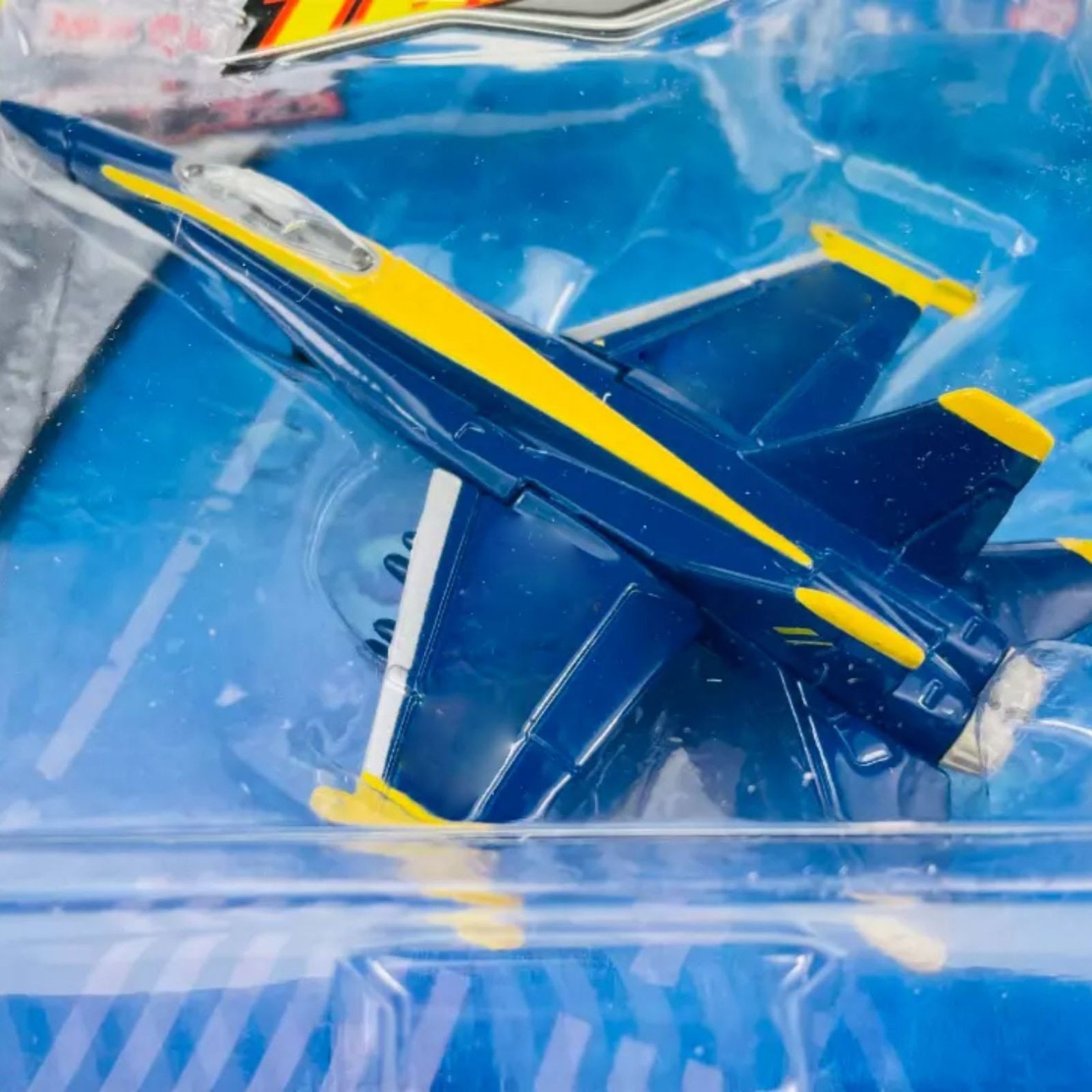 1/64 Navy Blue Angels F/A-18 Hornet Fighter Jet Die Cast Model Military Scene