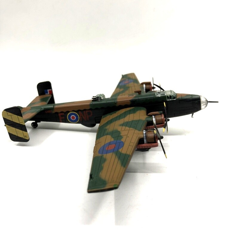 1:144 Scale Alloy Diecast Military Model Royal Air Force Halifax Bomber Aircraft