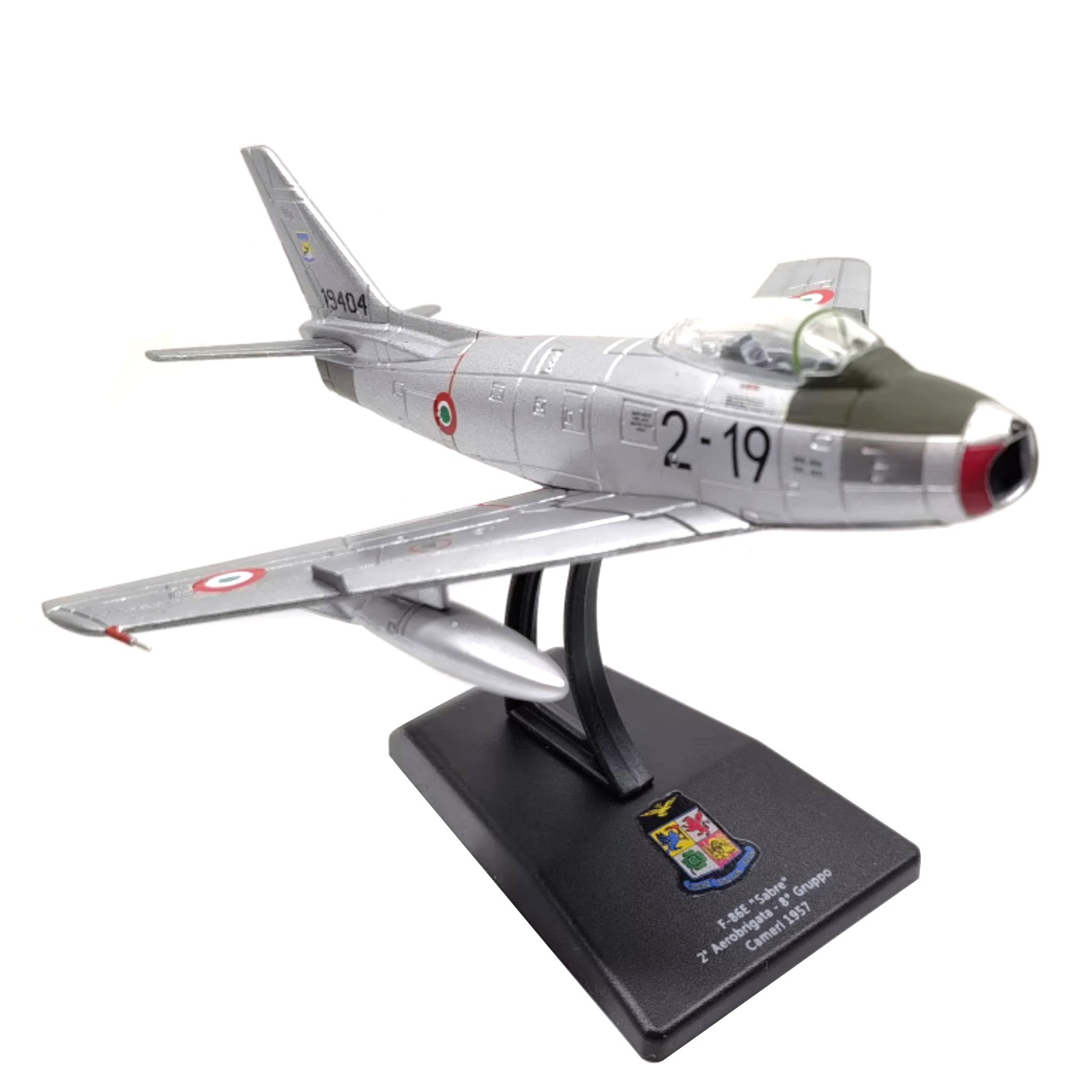 11.5cm 1:100 Italian F-86 Sabre Fighter Finished Model Gifts Choice For Birthday