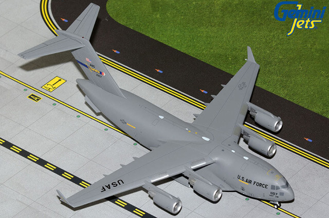 G2AFO1233 GeminiJets C-17A Globemaster III 1/200 Model #02-1107 USAF 145th AW
