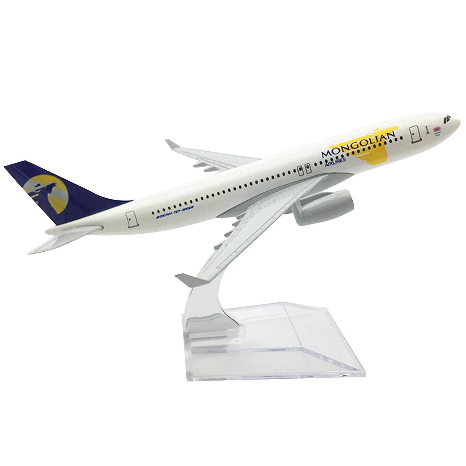 1/400 B767 Mongolian Airlines Airplane Model Alloy Simulation Plane Display Gift