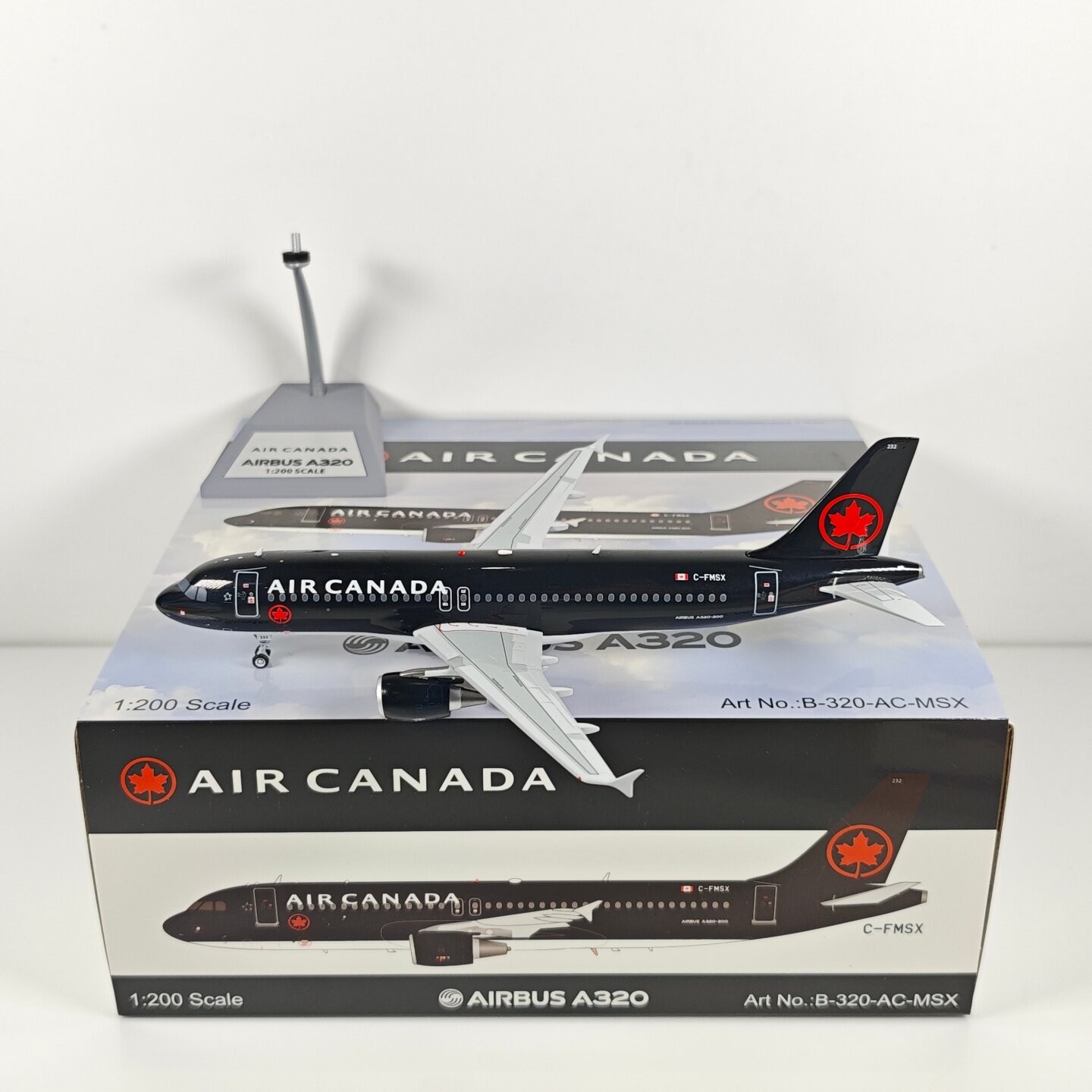 B-Models B-320-AC-MSX 1:200 Air Canada A320 C-FMSX Alloy Model