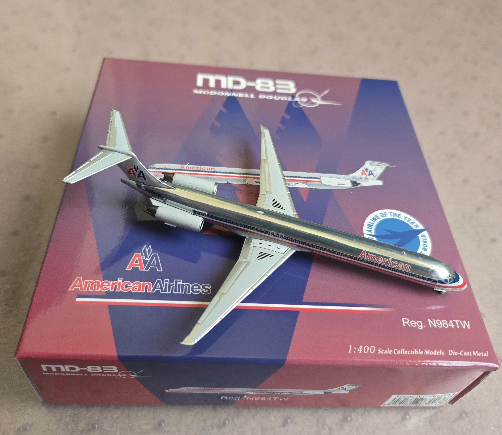 NG Models MD-80 / MD-83 American Airlines N984TW in 1:400