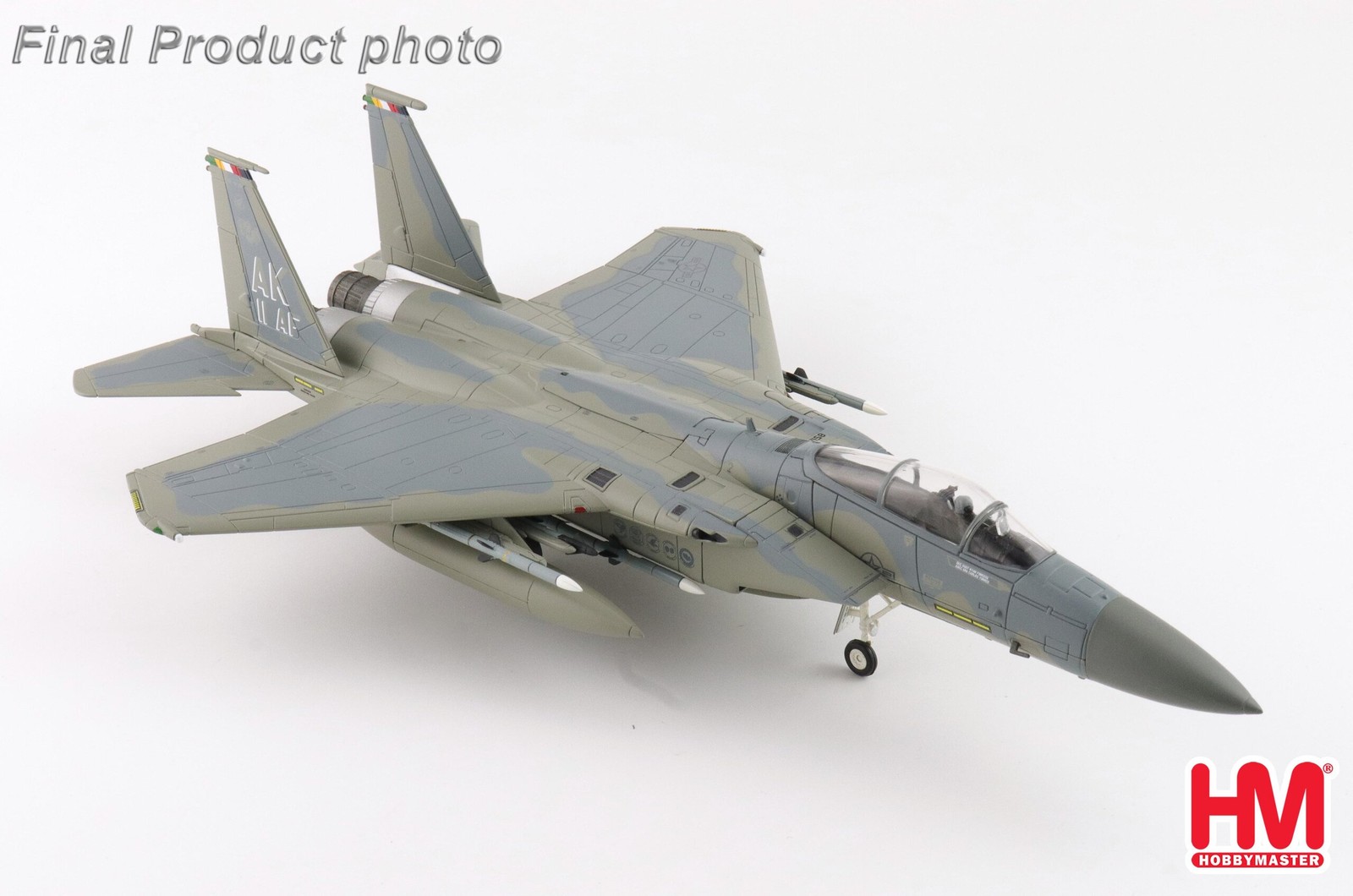 F-15C Eagle 85-0111 11th AF Elmendorf AFB Alaska in 1:72 scale by Hobby Master