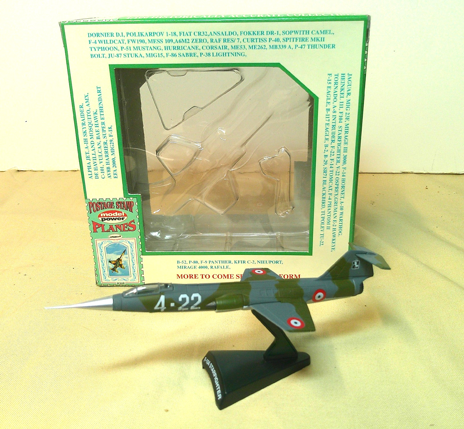 Model Power Postage Stamp Planes Series B 5377 F-104 Starfighter NATO