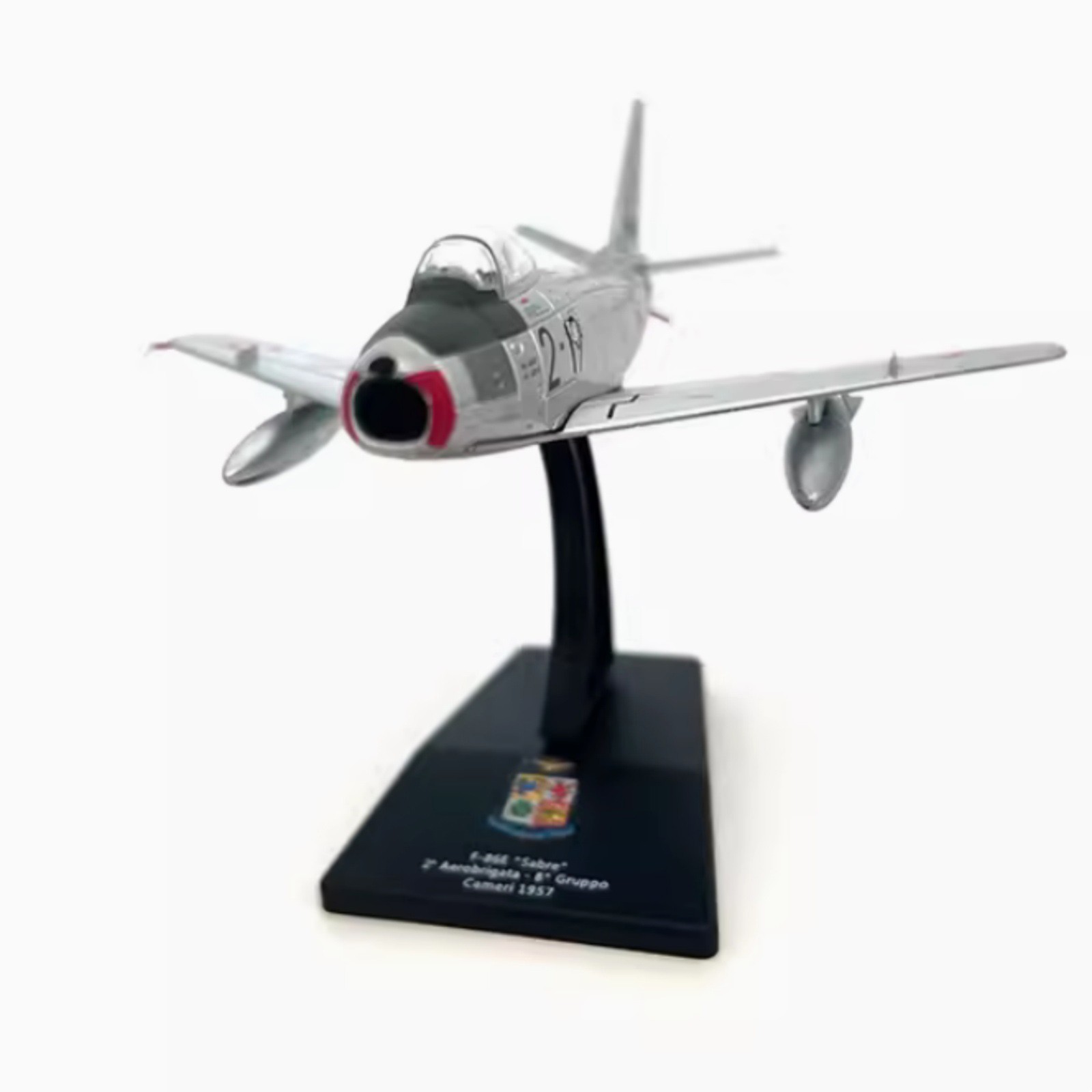 11.5cm 1:100 Italian F-86 Sabre Fighter Finished Model Gifts Choice For Birthday