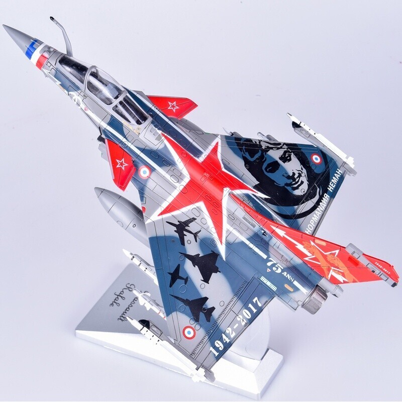 1:72 Dassault Rafale Normandie-Niemen Fighter Model Diecast Military Collection
