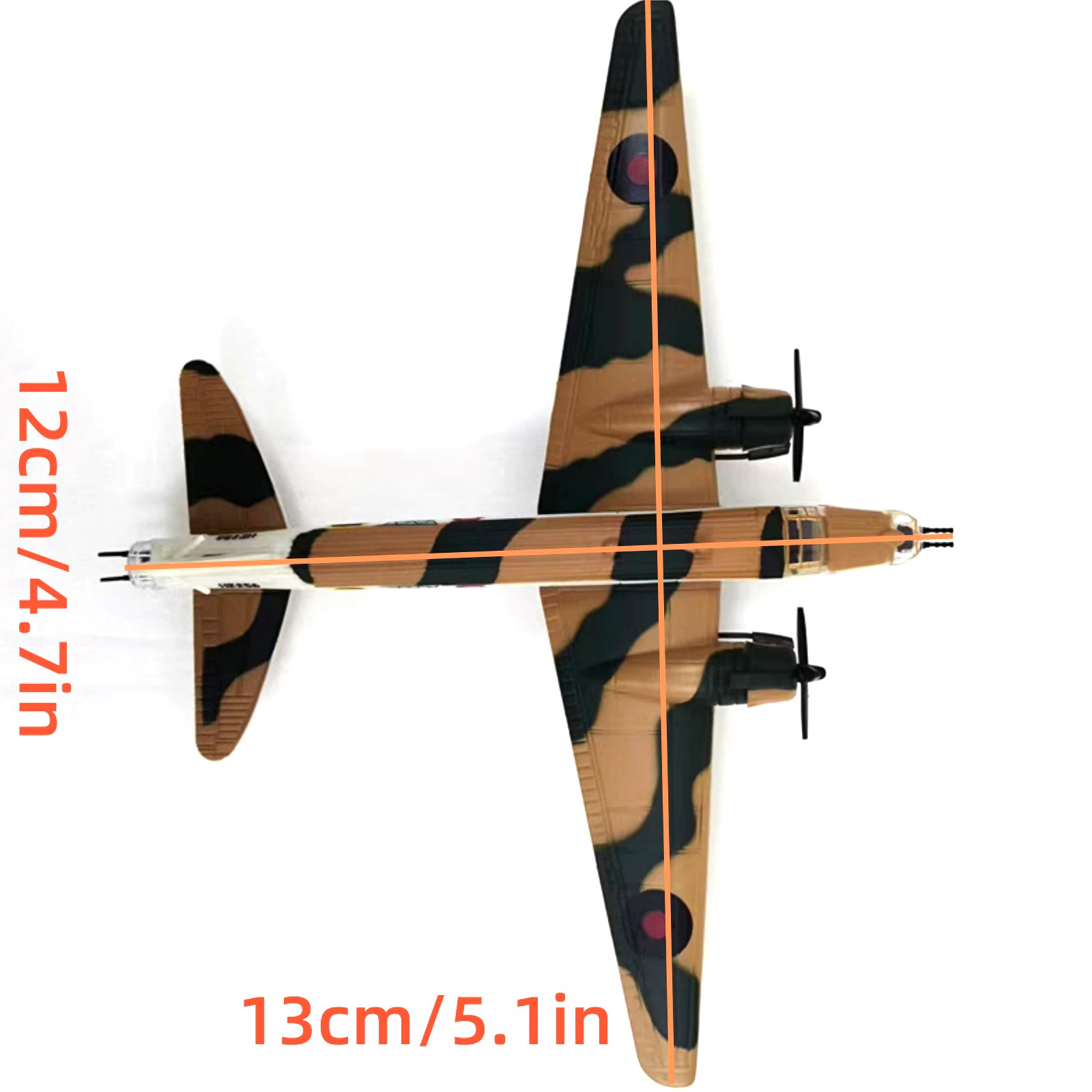 1/144 WWII UK Vickers Wellington Bomber Finished Alloy Model Perfect Toy Gifts
