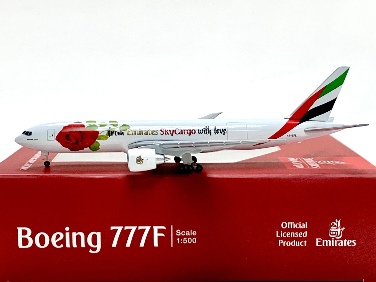 Herpa Wings Emirates Boeing 777F 1:500 A6-EFL 531009