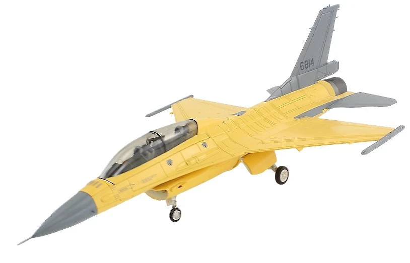 F16V Fighting Falcon Yellow Viper ROCAF Taiwan 1:72 Military Jet