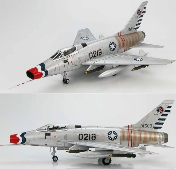 F-100A Super Sabre ROCAF, #53-1589 “0218”, Taiwan , Hobby Master 1/72 HA2115