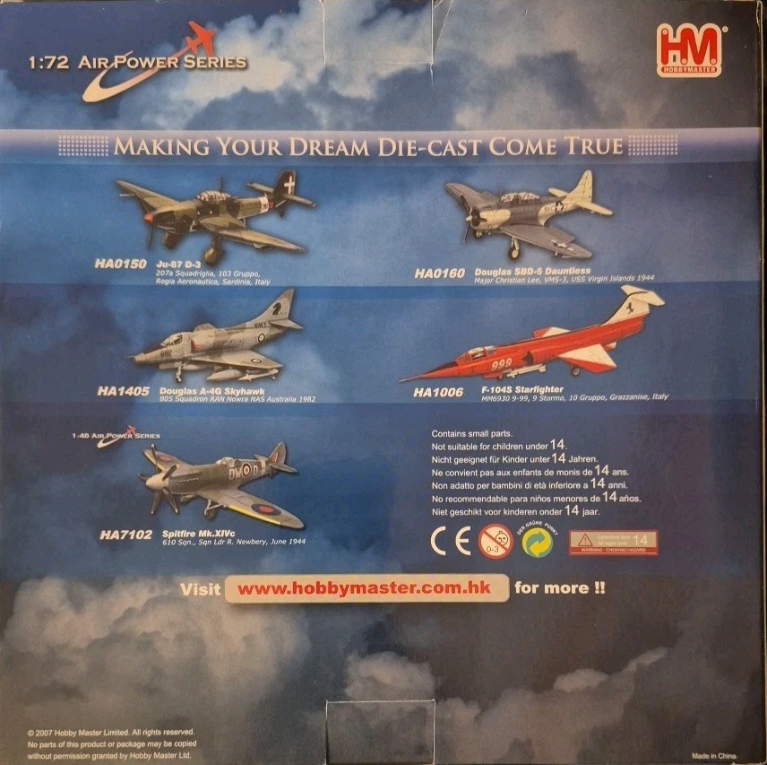Hobbymaster Aviation Dassault Mirage 2000C “Tiger Meet 2003” HA1603