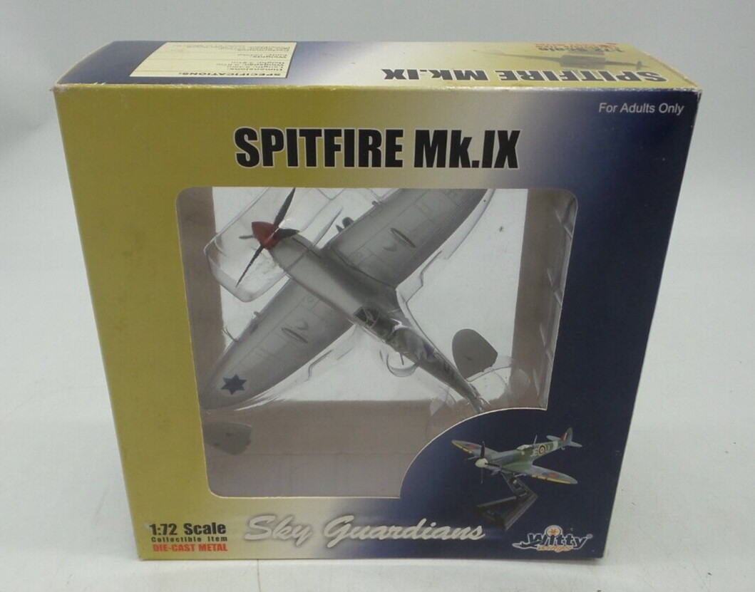 Witty Wings Sky Guardians Spitfire Mk.IX 1:72 Scale Die-Cast Plane – New In Box