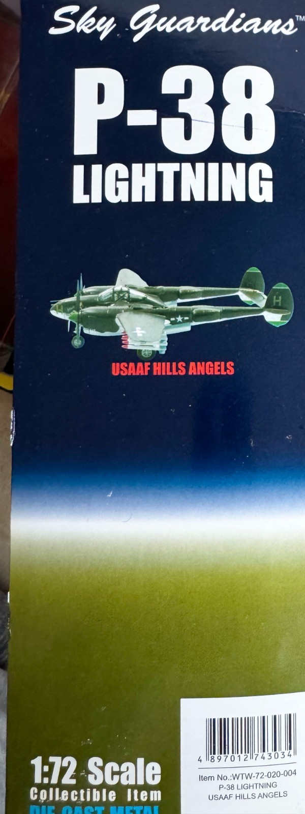 Witty Wings Sky Guardians – P-38 lightning – USAAF Hills Angels – WTW-72-020-004
