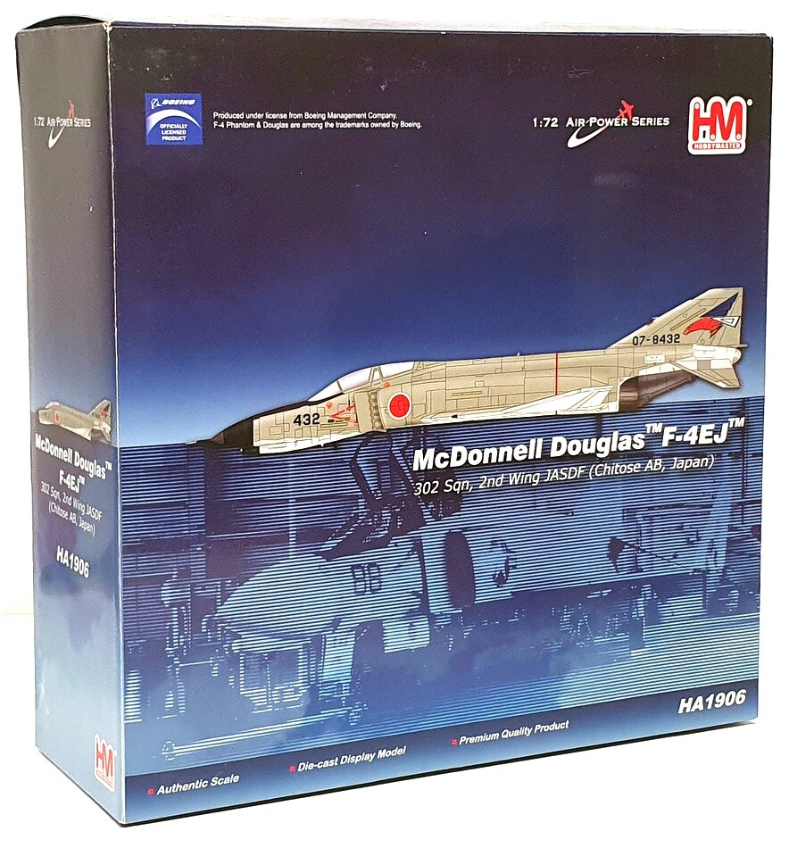Hobby Master 1/72 Scale HA1906 – McDonnell Douglas F-4EJ 302 Sq Chitose AB Japan