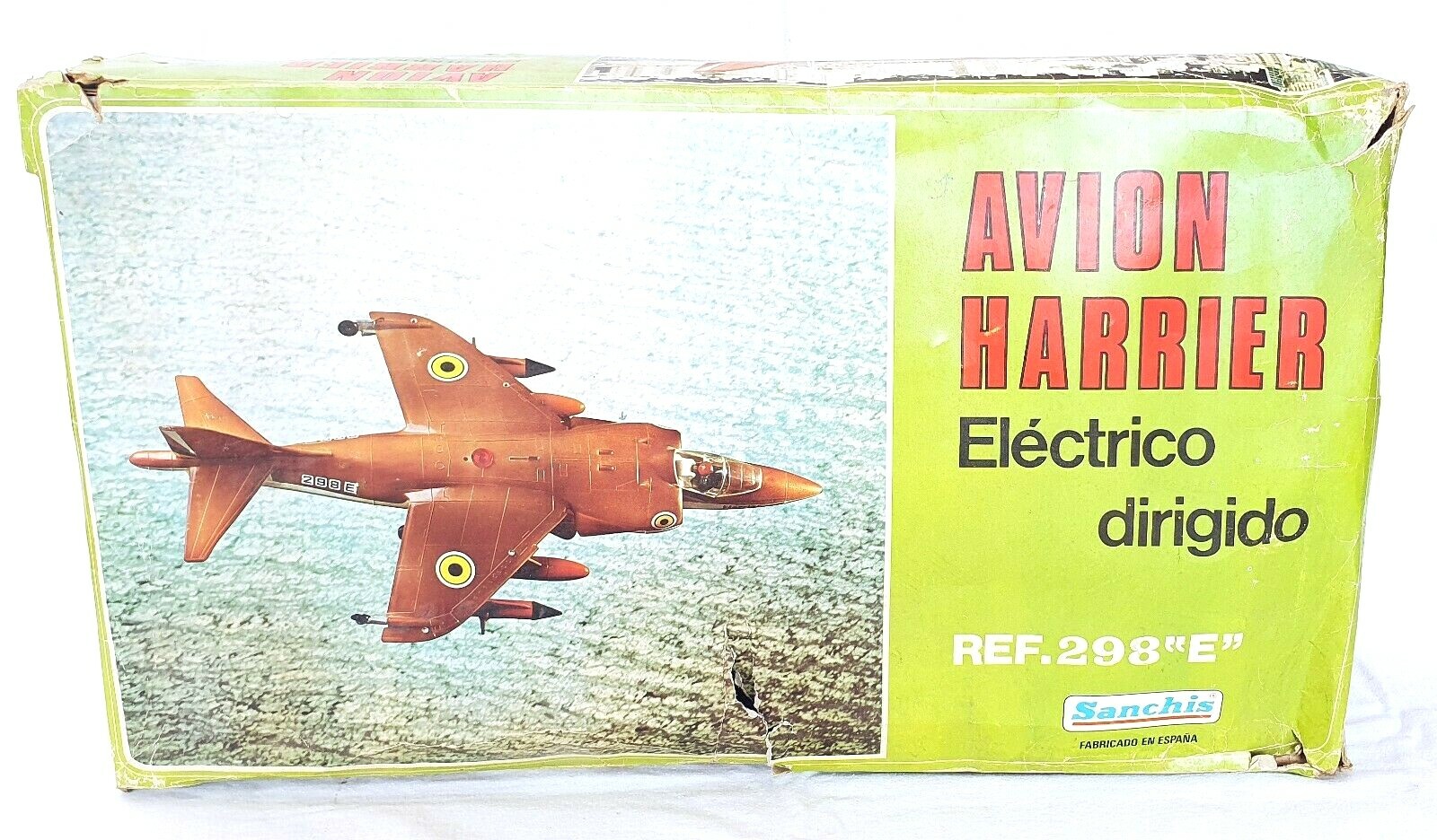 Sanchis Spain 1:25 Spanish Airforce HARRIER JET FIGHTER PLANE 50cm MIB`74 RARE!