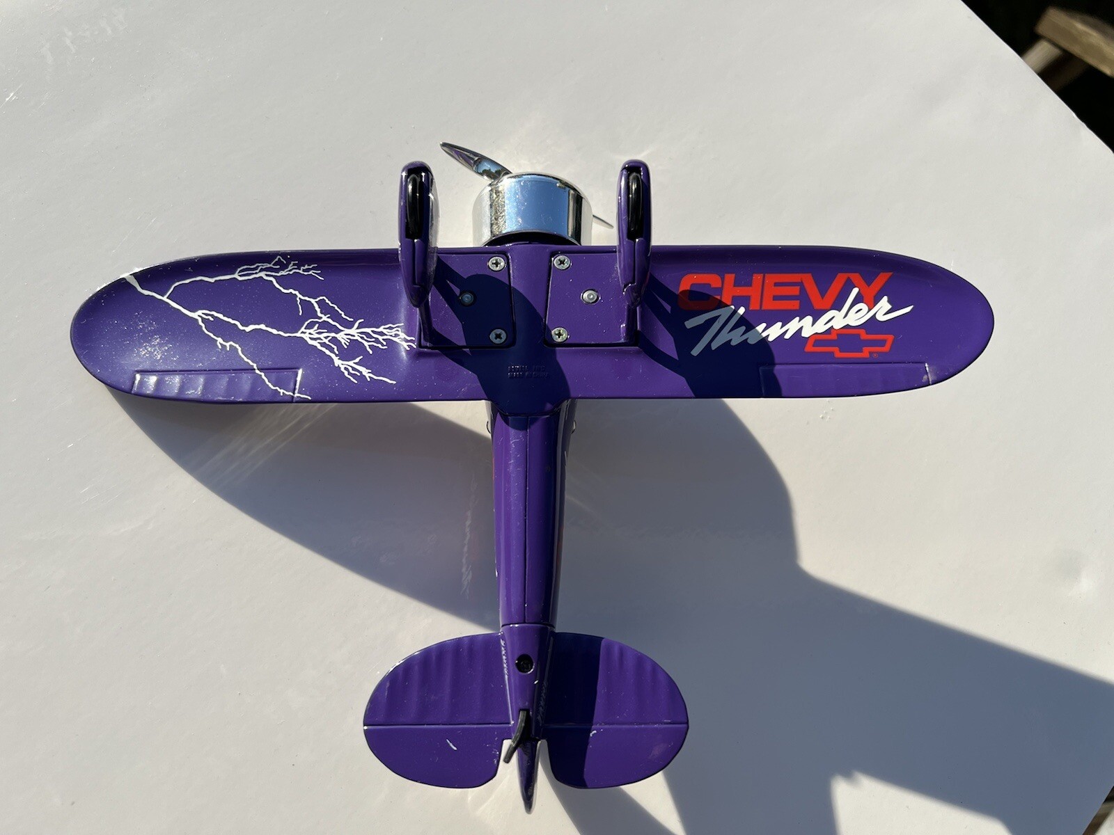 LIBERTY CLASSICS CHEVY THUNDER REVELL PROPELLER AIRPLANE COIN BANK CHEVROLET WOW