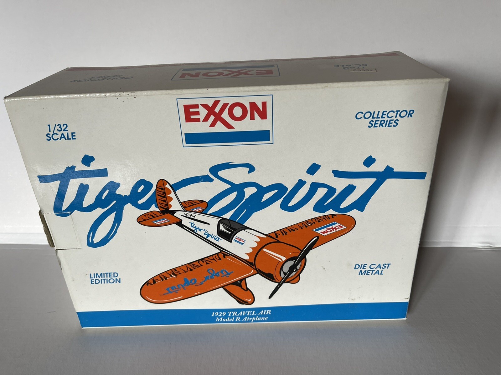 EXXON Tiger Spirit 1929 Travel Air Mystery Ship Model R TOY Airplane Bank