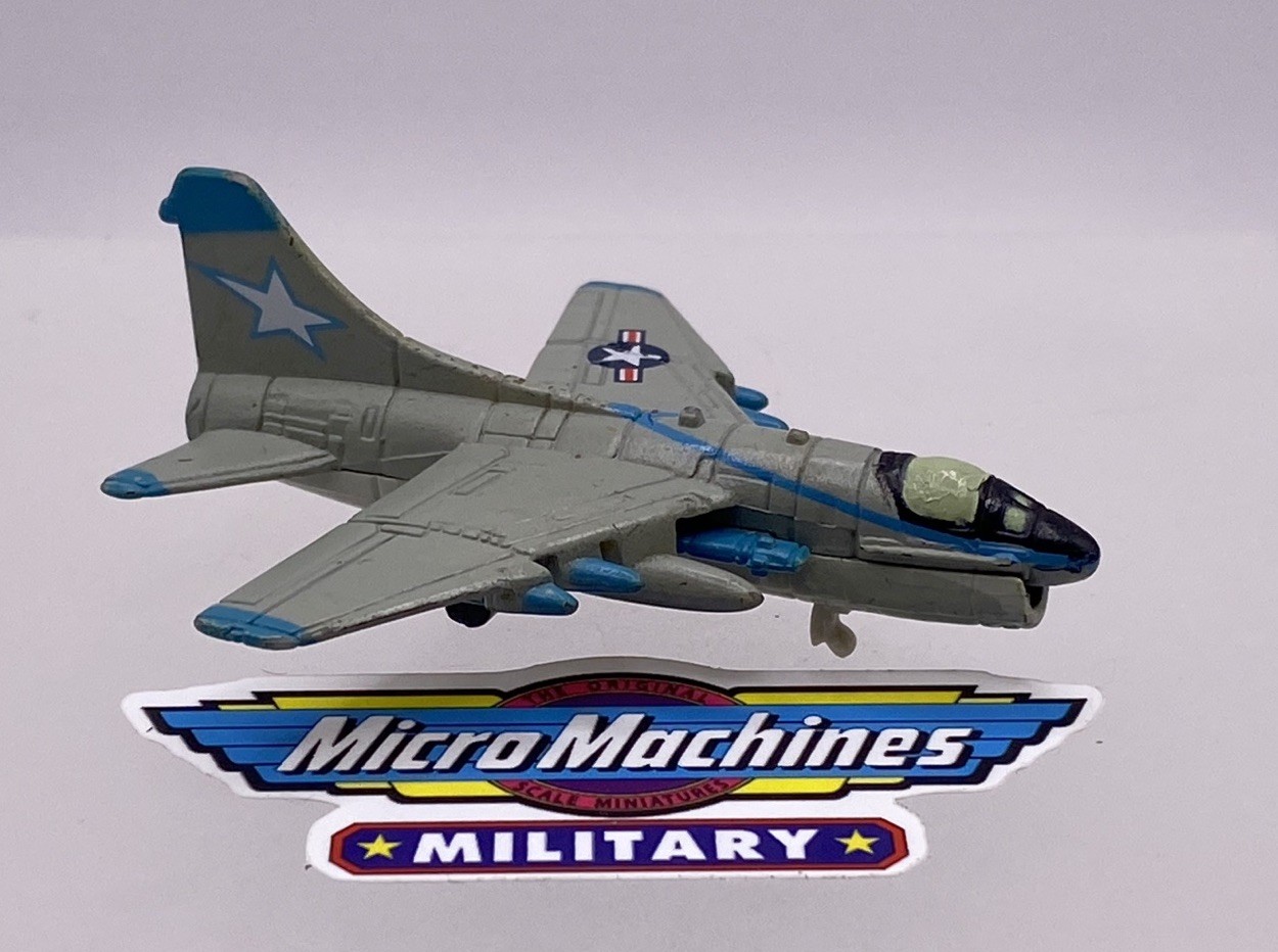 Micro Machines Military A-7 Corsair Fighter Aircraft Galoob LGTI 1995