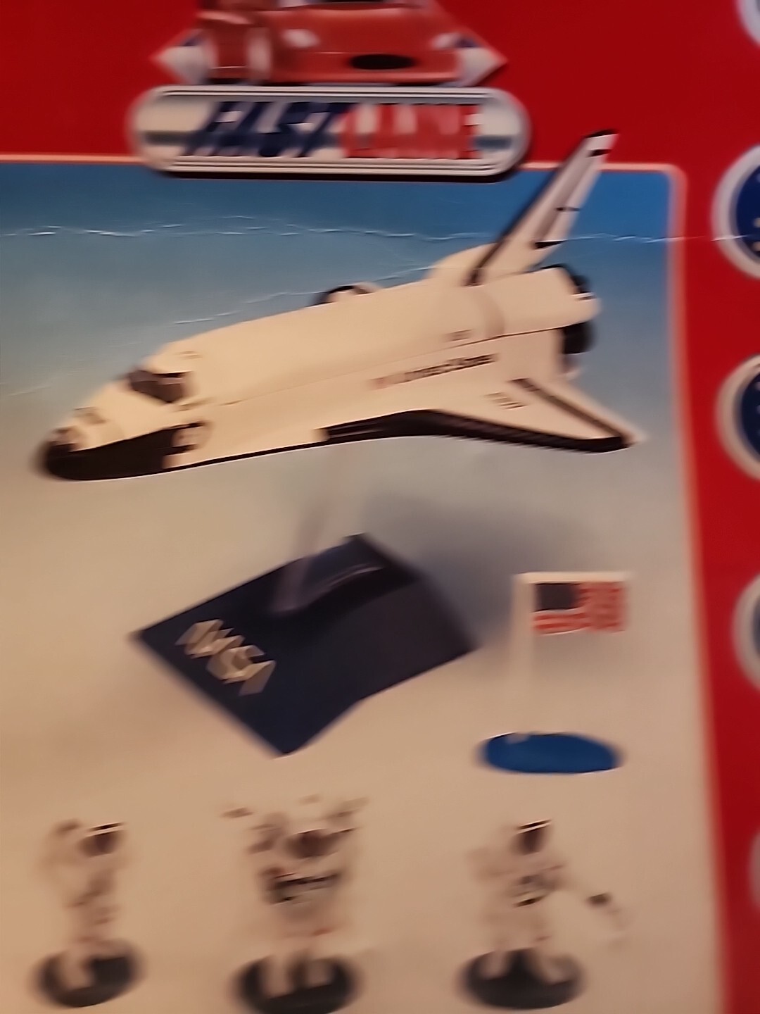 Fast Lane Airplane Space Shuttle ASTRONAUTS Diecast NASA Air Space Museum SEALED
