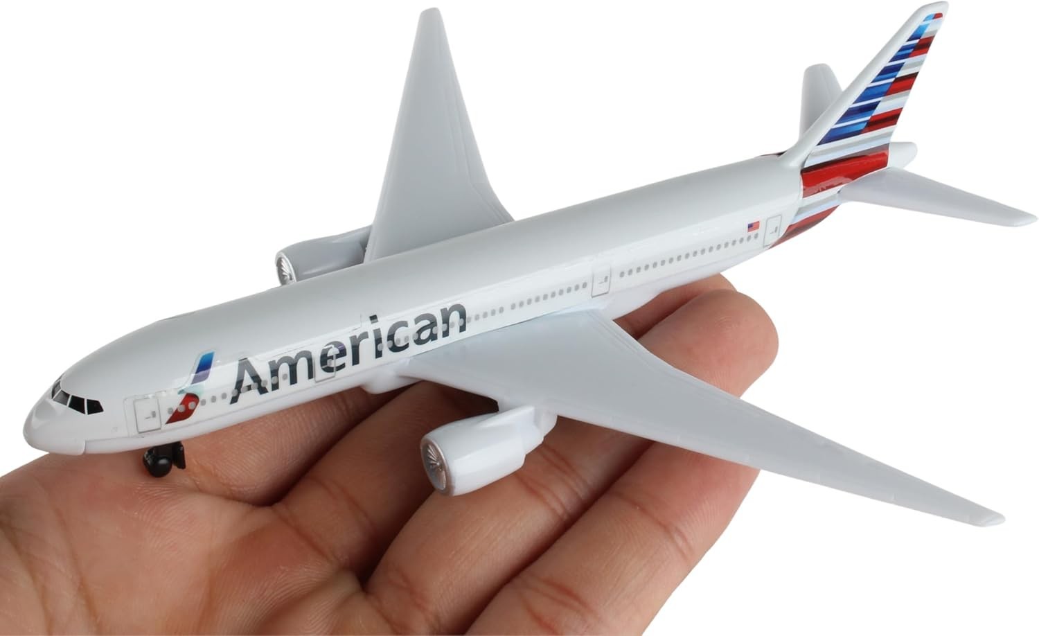 Toy Airplane Die-Cast Metal Model Kids Ages 3+ Authentic American Airlines