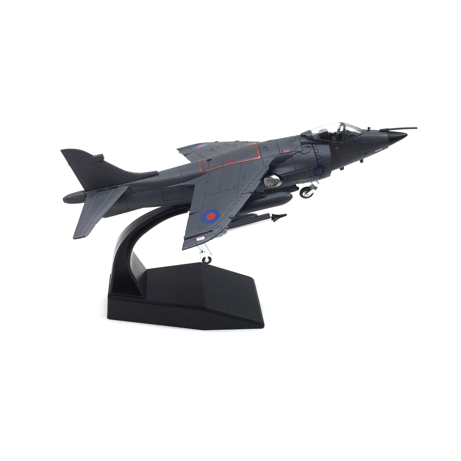 Retro UK Air Force 1982 Sea Harrier Jet Fighter 1:72 FRS MKI Statue Metal Model