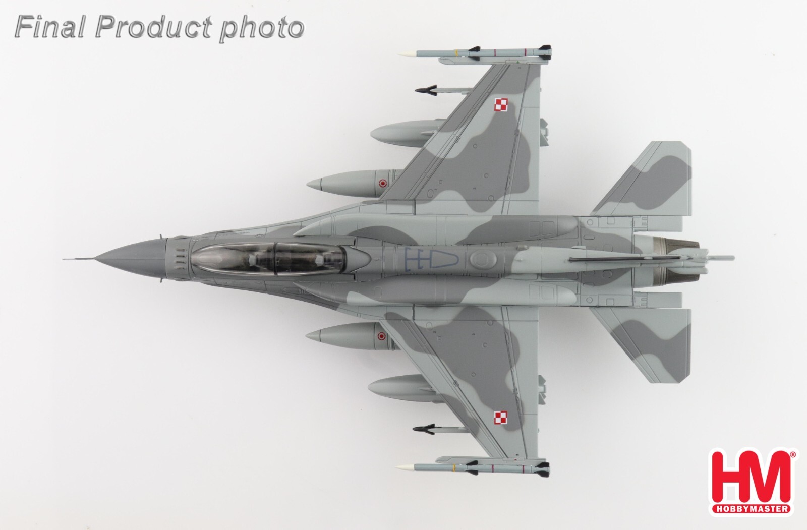General Dynamics F-16D Polish Air Force Diecast 1:72 Scale Model – HA38041