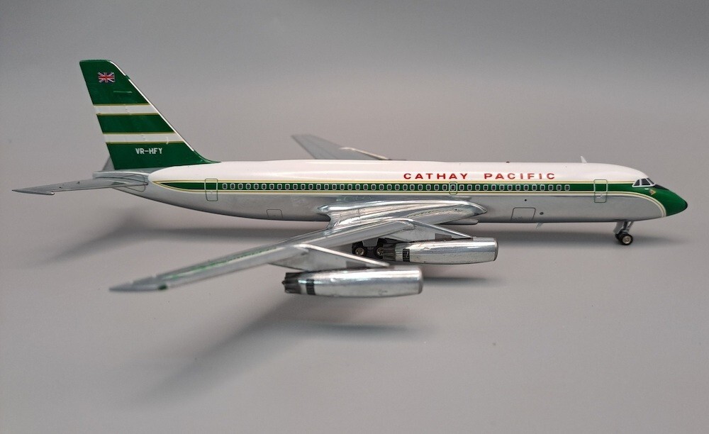 1:200 WB Cathay Airways Convair 880M VR-HFY w/Stand