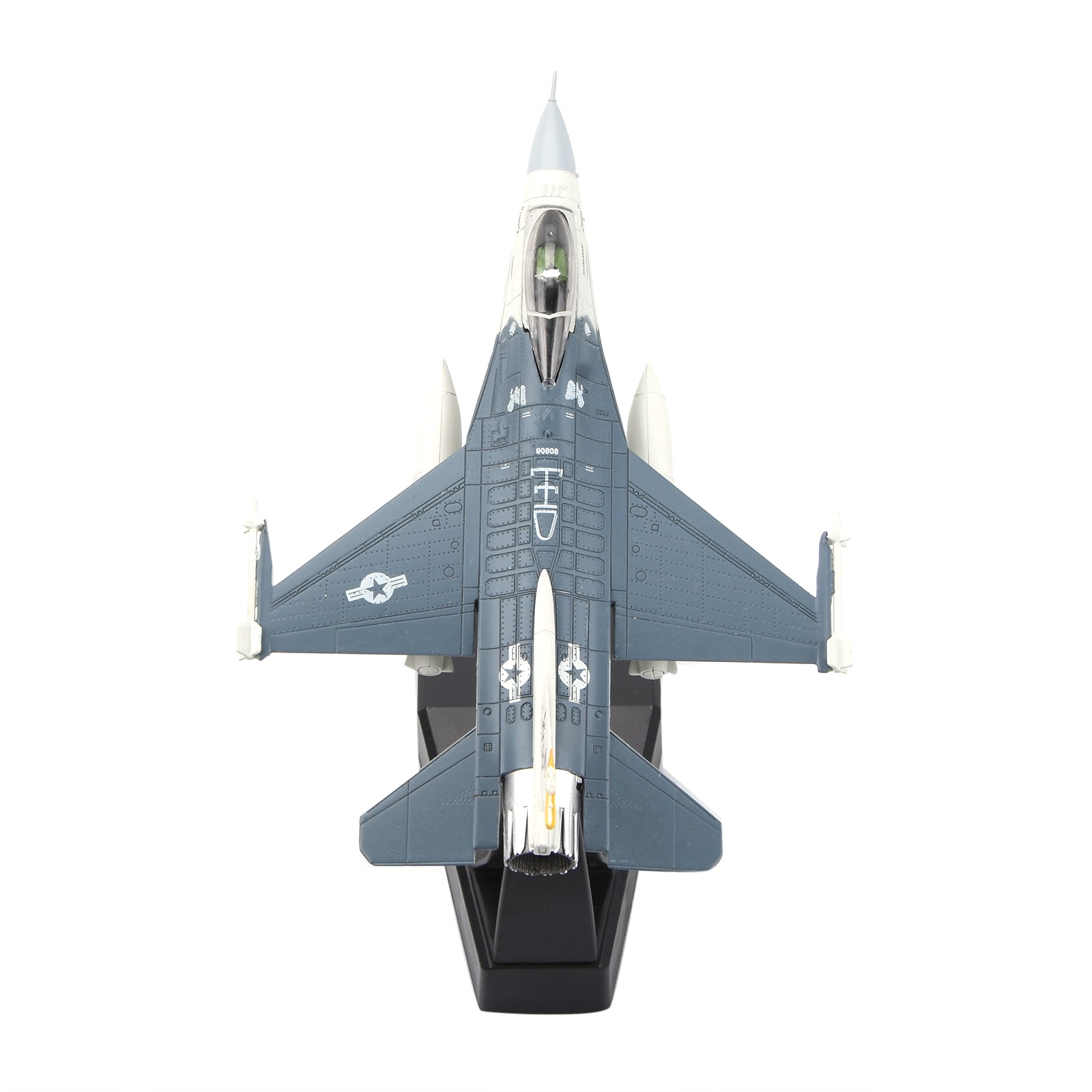 1:100 Scale F-16C Falcon Fighter Jet Model For US Air Force Alloy Gift 15cm