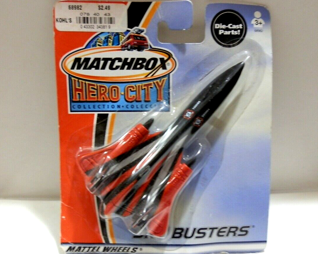 2002 Matchbox Sky Busters SR-71 Blackbird Hero City