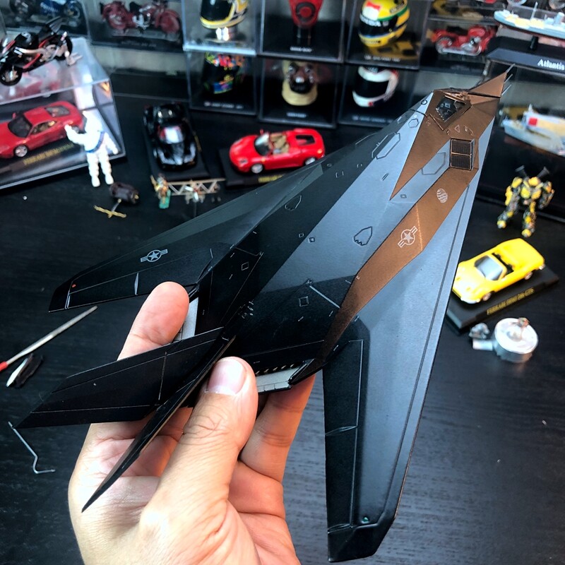 1:72 Alloy Diecast Military Model Lockheed F-117 Nighthawk Attack Fighter Plane