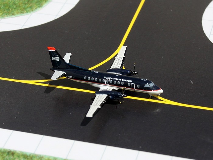 US Airways Express Saab 340 N338CJ GeminiJets GJUSA1059 Scale 1:400 RARE