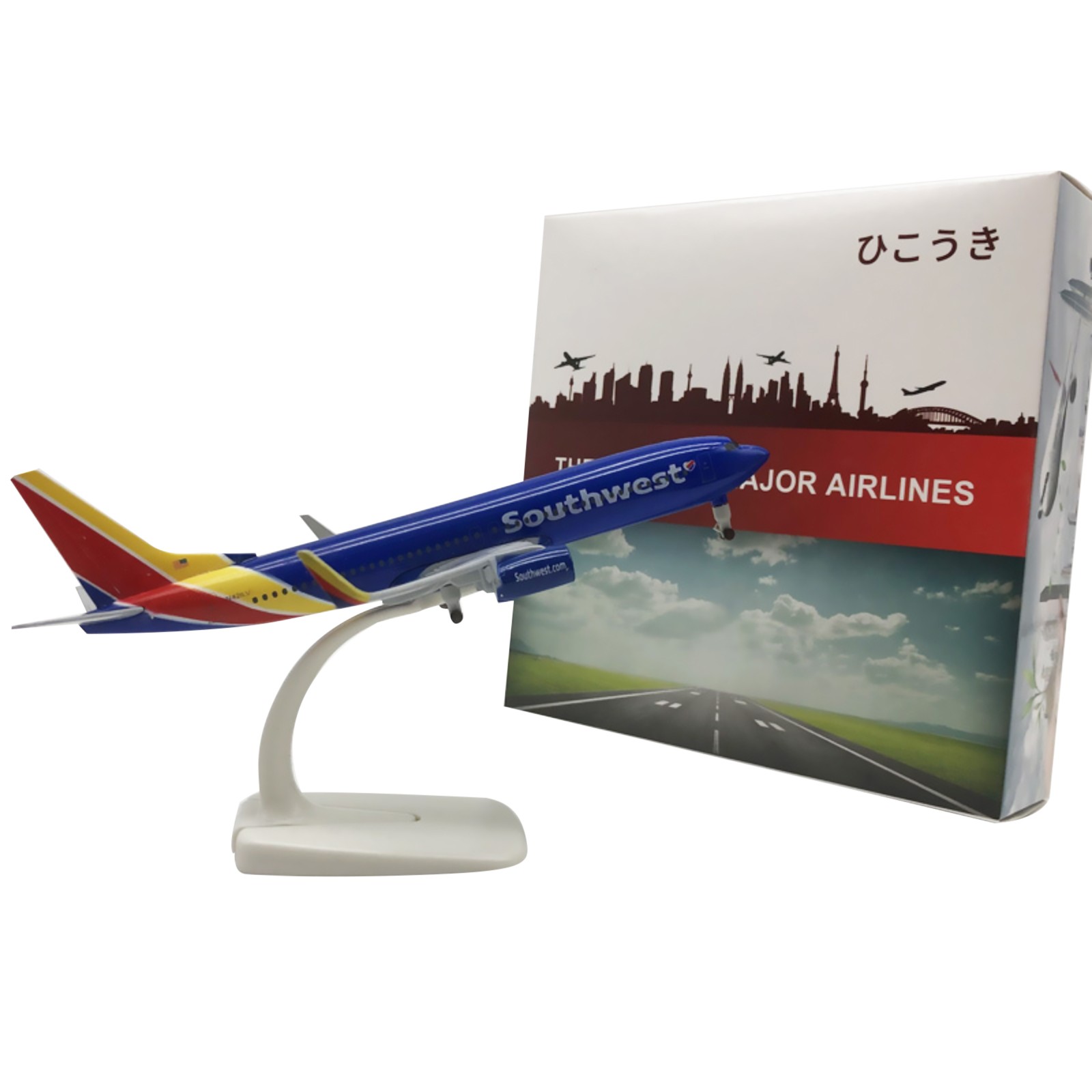 Alloy 20cm Plane Model For Boeing B737 Diecast Airplane Model Aircrafts Display
