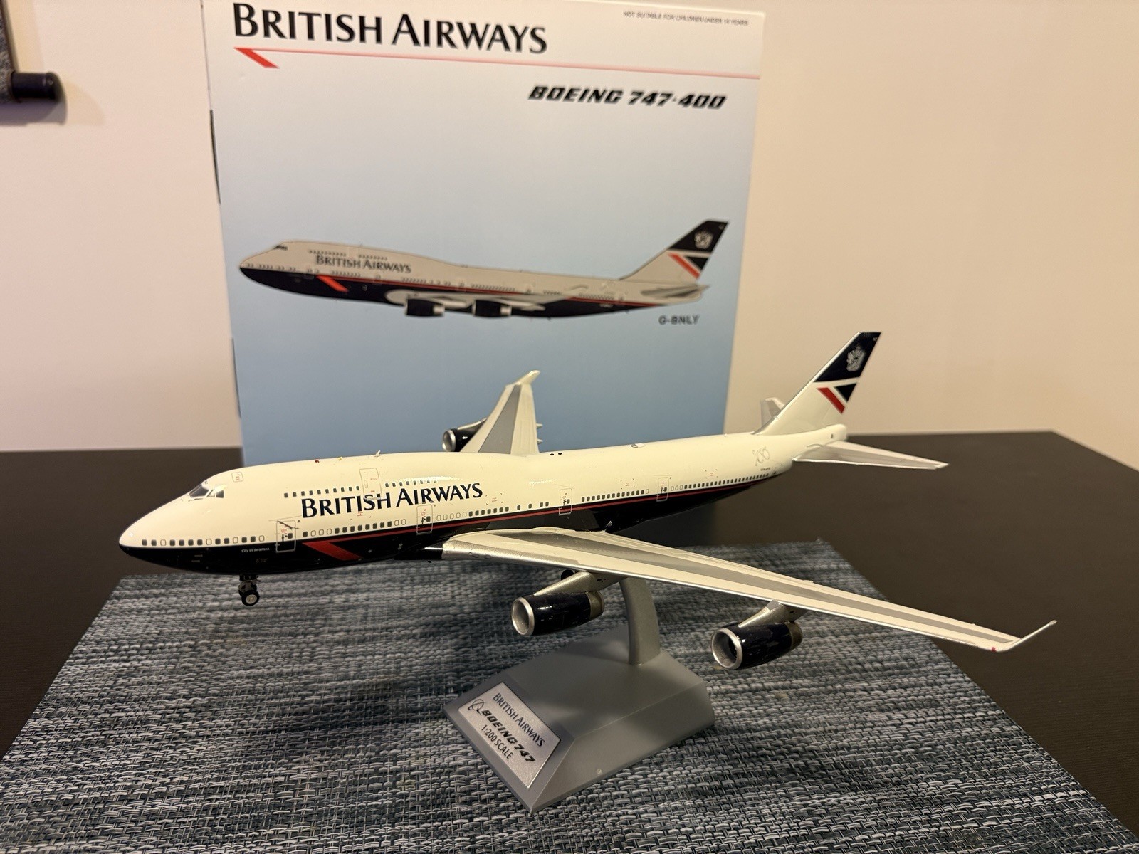 British Airways 747 1/200 ARD Diecast model G-BNLY