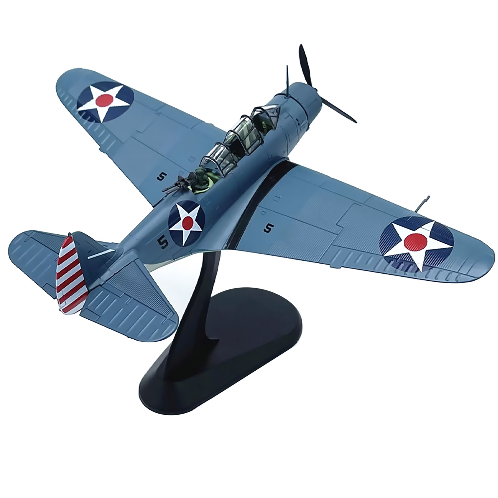 1:72 American TBD Torpedo Bomber Alloy Aircraft Model Military Plane Souvenir
