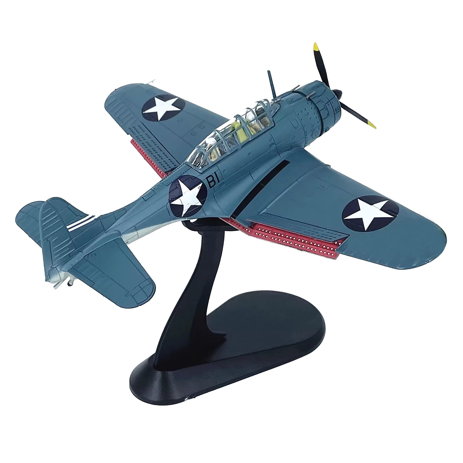 1:72 Scale Diecast SBD Dauntless Model WWII Dive Bomber Fighter 14cm
