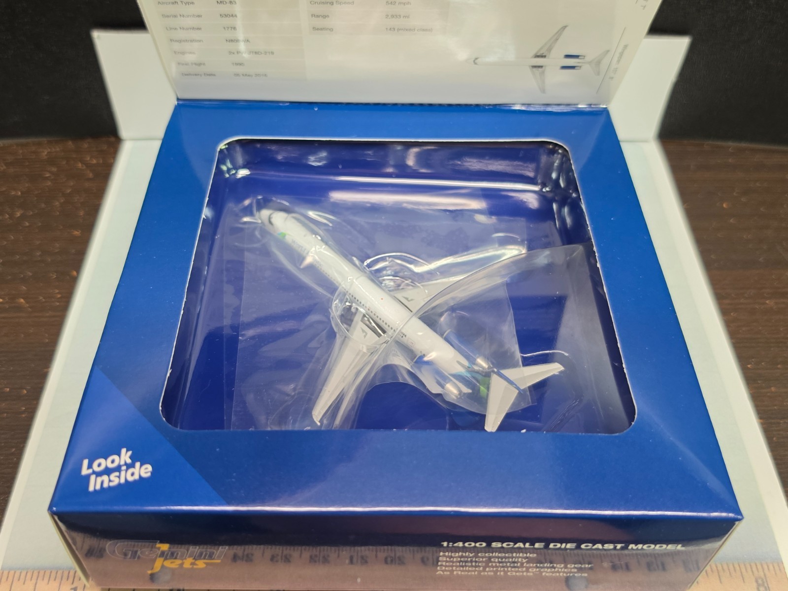 1/400 WORLD ATLANTIC MD-83 (MD-80 SERIES) 2020’S COLORS N808WA GEMINI JETS