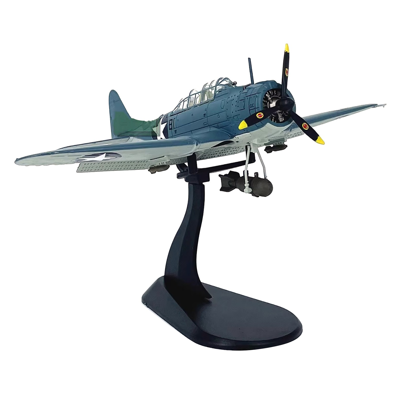 1/72 Scale WWII SBD Dauntless Dive Bomber Alloy Model Aircraft 14cm