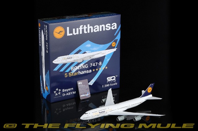 SQ Wings 1:200 747-8I Lufthansa D-ABYM