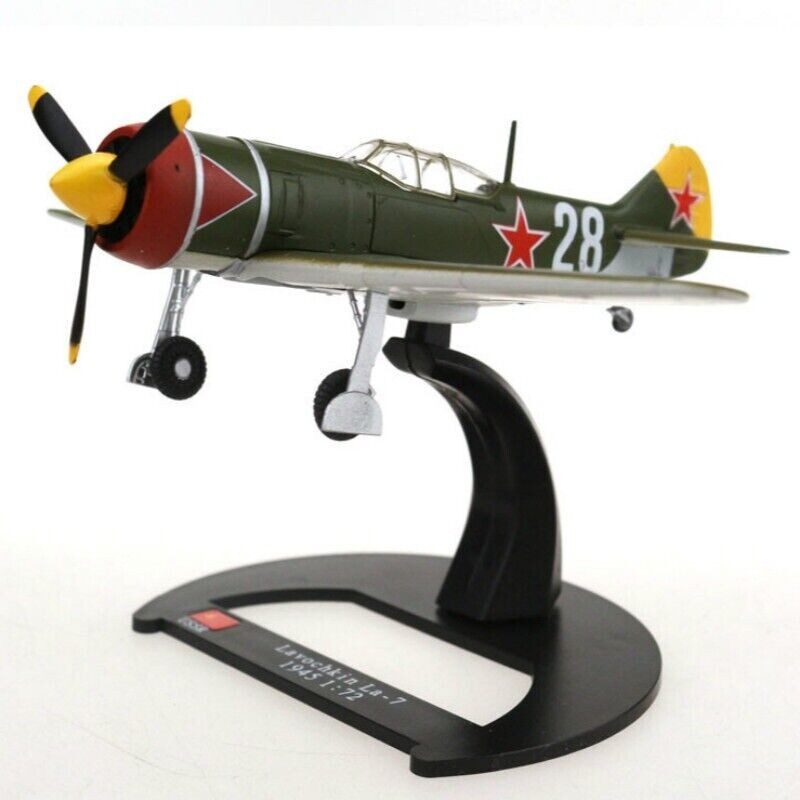 1:72 Soviet Lavochkin La-7 Fighter Aircraft Model Diecast Military Collection