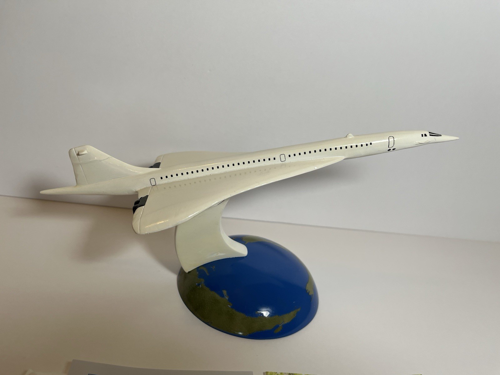 SPIRIT OF CONCORDE JET IST FLIGHT MARCH 2, 1969 HAMILTON COLLECTION PLANE W/ COA