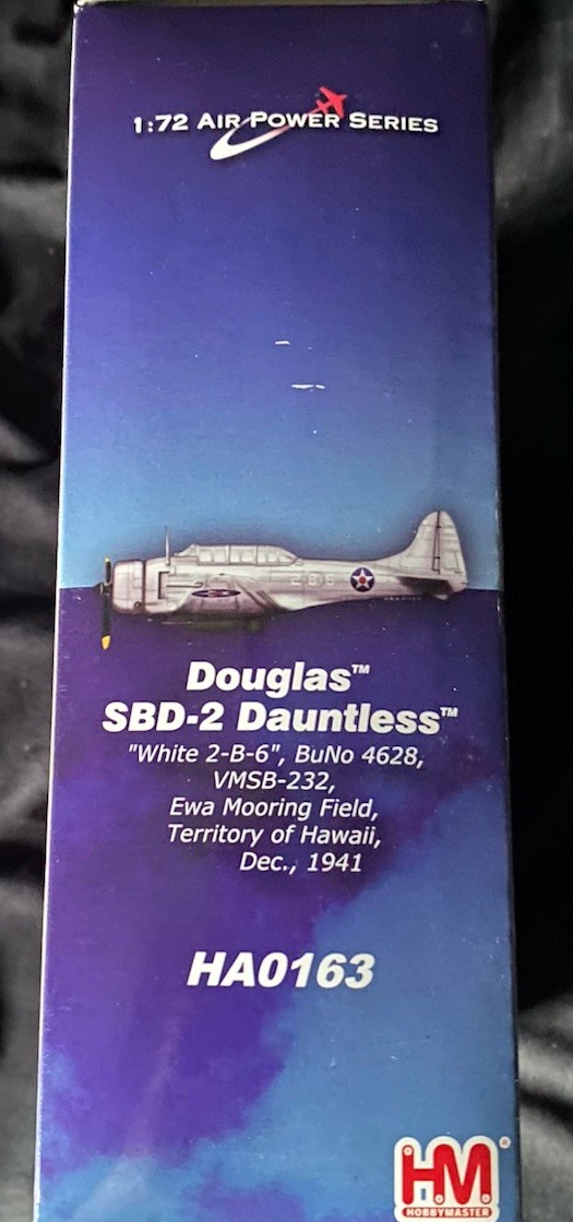 Hobby Master HA0163 SBD-2 Dauntless Ewa Mooring Field Hawaii Dec 7th 1941