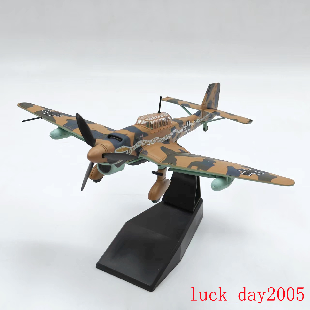 WLTK German Junkers Stuka Ju-87B Dive Bomber 1/72 Diecast Model US SHIP