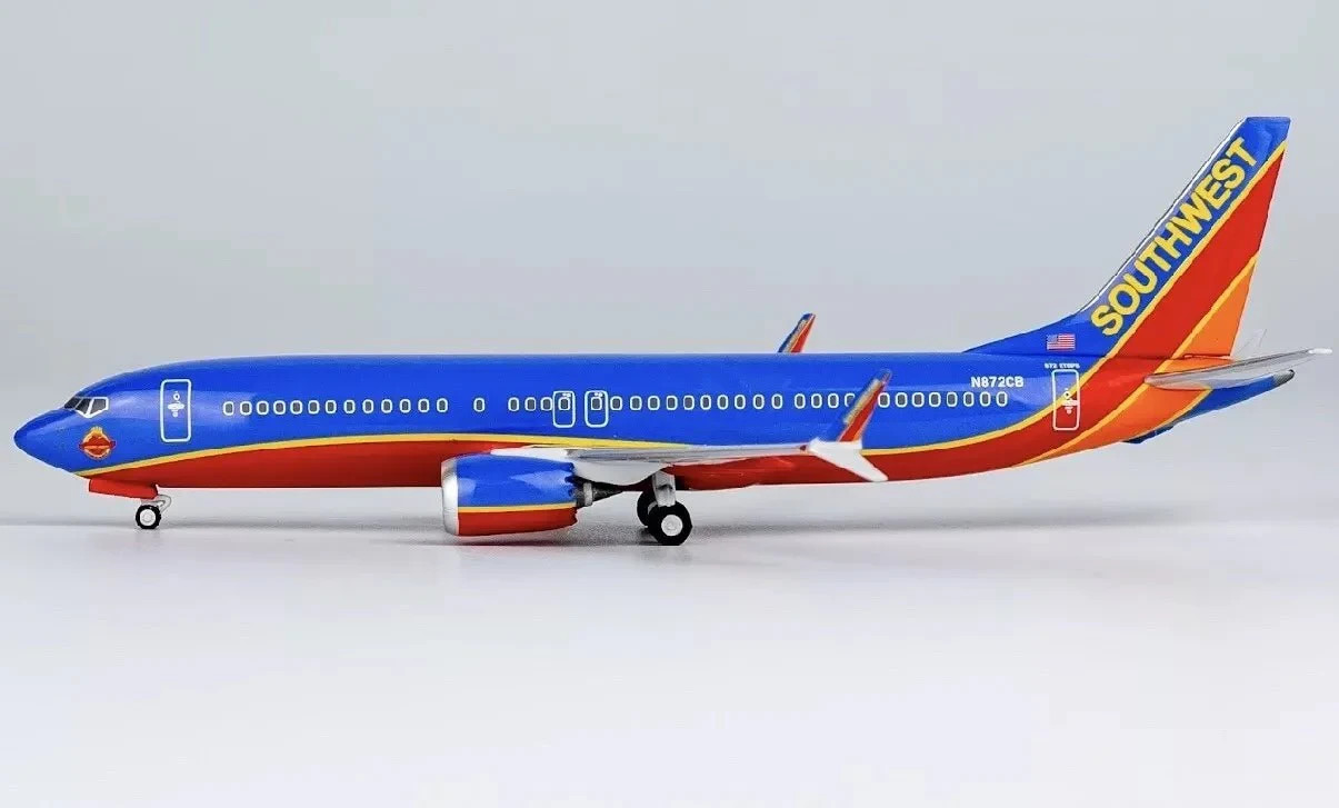 Southwest Boeing 737-MAX8 “Canyon Blue Retro” N872CB NG Model 88002 Scale 1:400